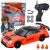 Coche Deportivo R/C Control Remoto 1:24 Naranja con Ruedas Intercambiables