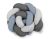 Knot Bumper My Sweet Baby - Protector de Cuna Pastel Azul y Gris