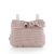 Bolso organizador Boho Taylor Cambrass rosa vichy, vista frontal