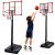 Canasta de baloncesto móvil ajustable de Lean sport en acción