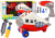 Avión de Cartón con Alas Giratorias DIY Rojo