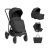 Carrito de Bebé 3 en 1 Kikkaboo Chiara Black