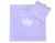 Pram Bedding Set With Duvet And Pillow 2pcs - Hearts White Polka Dots On Lilac