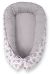 Baby Nest Double-sided Premium Cocoon For Infants Bobono Minky- Hedgehogs Grey