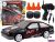 Coche Deportivo Teledirigido R/C 1:24 Negro con Ruedas Reemplazables
