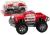 Coche de Policía Pickup Rojo Off-Road