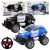 Coche de Policía Todo Terreno RC 1:24 Control Remoto