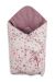 Arrullo para Bebé Velvet Bloom Rosa 75x75 – Manta Envolvente Reversible