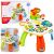 Mesa interactiva educativa Lean Toys, vista frontal con actividades