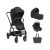 Carrito de bebé 3en1 Mia Negro Kikkaboo