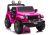 Jeep Rubicon 4x4 Vehículo a Batería Rosa