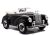 Coche eléctrico infantil Mercedes-Benz 300S negro LS-618 LEAN CARS vista frontal