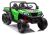 Vehículo eléctrico infantil 6 ruedas 4x4 XB-1038A Lean Cars verde, vista frontal