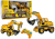Excavadora de Control Remoto con Bulldozer 1:14
