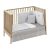 Jgo 2 Pcs.colcha I-v. Cuna 70 Vichy10 Gris 70x140x3 Cm - Cambrass
