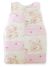 Cotton Sleeping Bag For Children, Size M, 6-12 Months, Tog 2.5, All-season, Pink Elephants