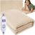 Manta eléctrica grande beige Ruhhy 180x130 cm para bebés