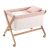 Minicuna Tijera Madera Calma Rosa/natural 55x87x74 Cm - Cambrass
