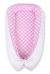 Baby Nest Double-sided Premium Cocoon For Infants Bobono- White Dots/white