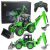 Cargadora Excavadora a Control Remoto Verde 1:14 Huina