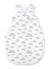 Cotton Sleeping Bag For Children, Size M, 3-12 Months, Tog 2.5, All-season - Clouds Gray/blue