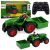 Tractor RC agrícola con remolque en acción