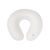 Almohada de viaje viscoelástica Kikkaboo Airknit Blanca