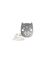 079747 PREMIUM PACIFIER CLIP OWL BEIGE 307821