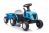 Tractor eléctrico A009 azul con remolque ideal para aventuras al aire libre.