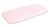 Sábana para cuna de bambú rosa Sensillo 90x40