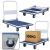 Carro de Transporte Plegable Plataforma 300kg