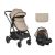Carrito de Bebé 3en1 con Asiento Transformable Jean Beige Kikkaboo