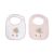 Set de 2 Baberos de Rizo Kikkaboo Dreamy Flight Rosa