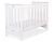 Cuna de Madera My Sweet Baby Lorenzo III Blanco y Gris120x60cm