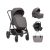 Carrito de bebé 3en1 Kikkaboo Modena Gris Oscuro
