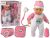 Muñeca con piyama rosa y blanco de Lean Toys, ideal para el juego de rol.