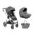 Carrito de bebé 2en1 Kikkaboo Thea Gris Oscuro