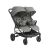 Carrito gemelar Happy 2 Gris Claro 2024 Kikkaboo