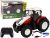Tractor Agrícola Teledirigido 1:24 R/C Pilot Granja Blanco Rojo