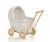 Cochecito de Muñeca de Mimbre My Sweet Baby - Blanco