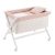 Minicuna Tijera Madera Calma Rosa/bco 55x87x74 Cm - Cambrass