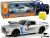 Coche Deportivo R/C 1:16 con Rayas Azules y Plateado