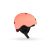 Cascos de esquiar S-M Peach con diseño vibrante para niños.