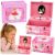 Caja de Música Infantil con Espejo y Joyero Rosa