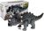 Dinosaurio Triceratops a Pilas con Luz y Sonido