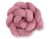 Protector de Cuna trenzado My Sweet Baby Knot Bumper Minky Rosa