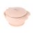 Cuenco de acero inoxidable Cat Rosa Kikkaboo - Alimentación bebé