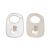 Set de 2 Baberos de Rizo Kikkaboo Dreamy Flight Beige