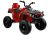 Vehículo Eléctrico Quad BDM0906 Ruedas Aumentadas - Rojo