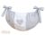 Bolsa para Juguetes My Sweet Baby - Corazones Blancos sobre Gris